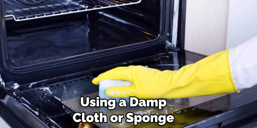 Using a Damp Cloth or Sponge