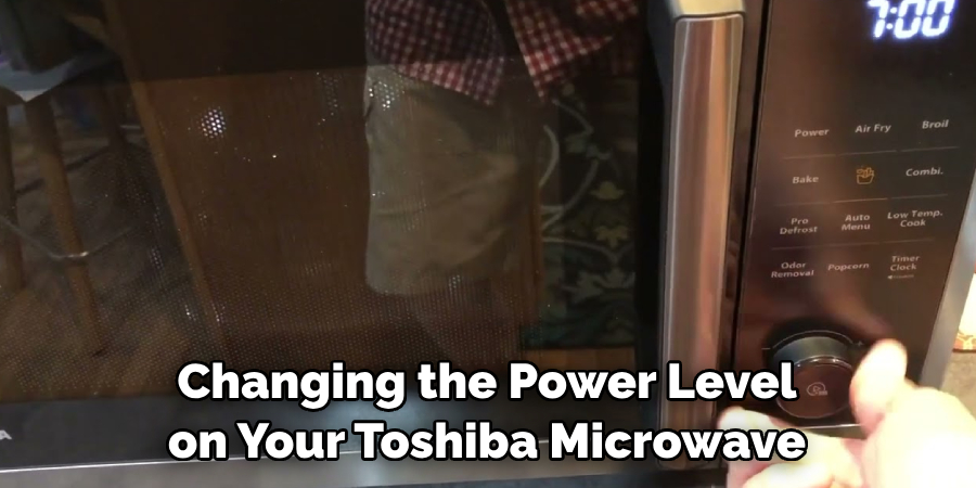 Changing the Power Level on Your Toshiba Microwave