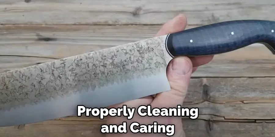 Properly Cleaning and Caring for Your Carbon Steel Knives
