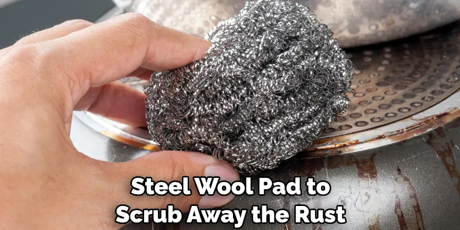 Steel Wool Pad to Scrub Away the Rust