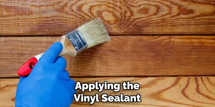 Applying the Vinyl Sealant