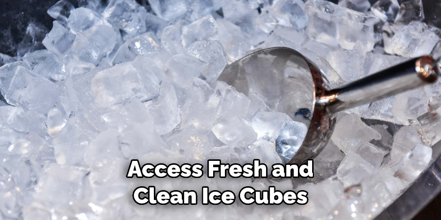 Access Fresh and Clean Ice Cubes