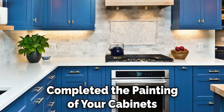 Completed the Painting of Your Cabinets