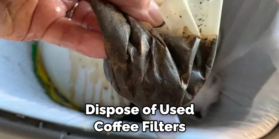 Dispose of Used Coffee Filters