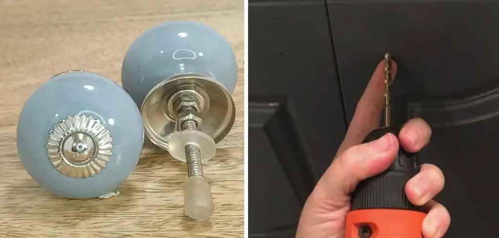 How to Install Cabinet Knobs Without Drilling