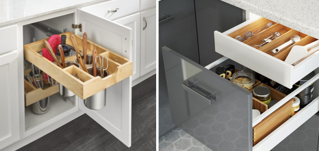 How to Install Sliding Drawers in Kitchen Cabinets