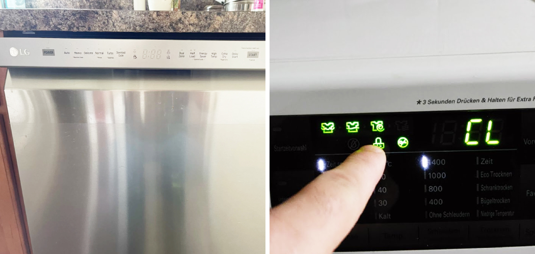 How to Remove Cl Code on Lg Dishwasher