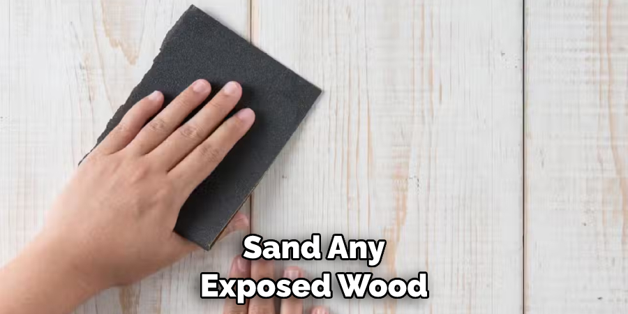 Sand Any Exposed Wood