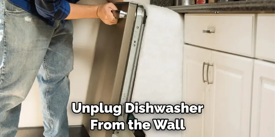 Unplug Dishwasher From the Wall