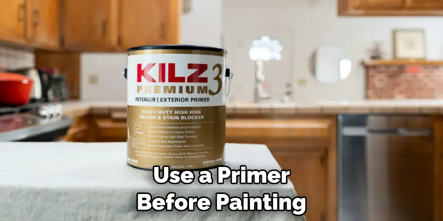 Use a Primer Before Painting