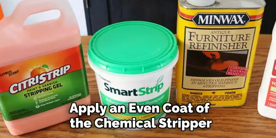 Apply an Even Coat of the Chemical Stripper