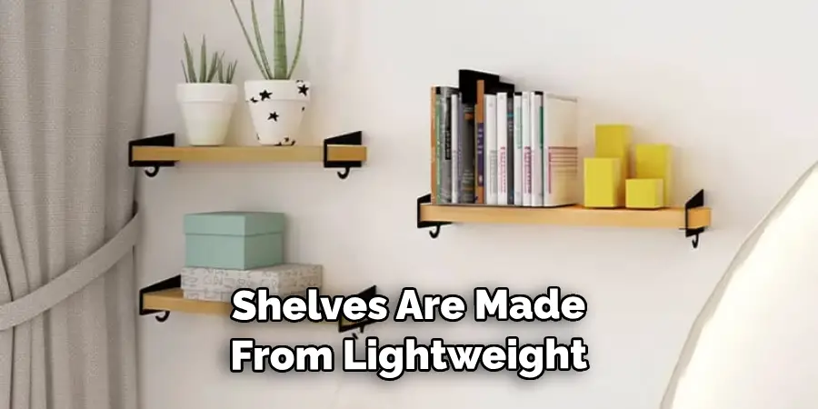  Floating Shelves Are Made From Lightweight