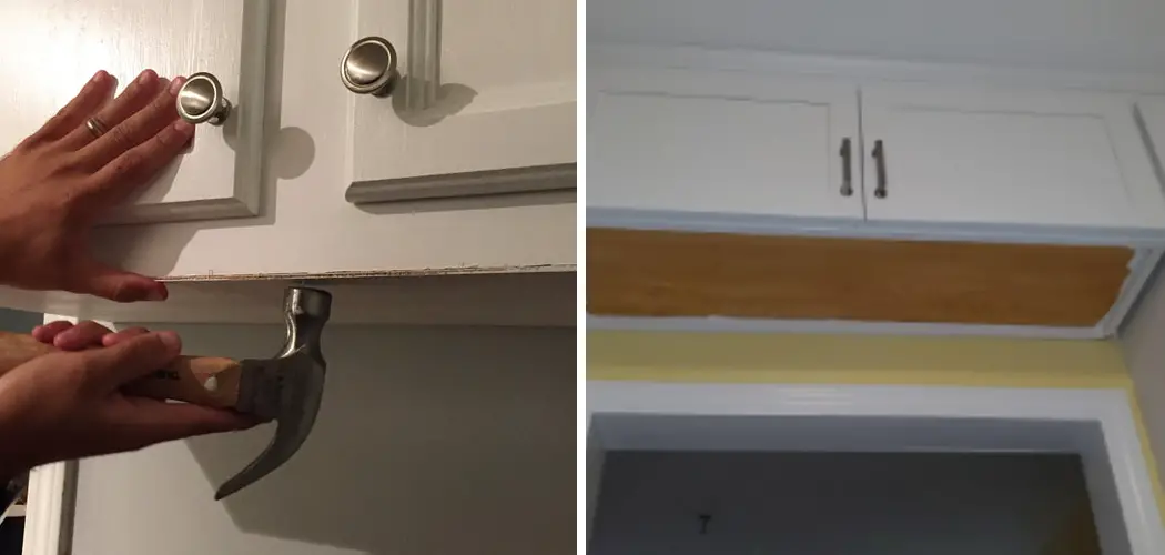 How to Cover Underside of Cabinets