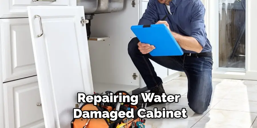 Repairing Water Damaged Cabinet