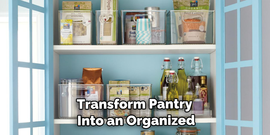 Transform Pantry Into an Organized