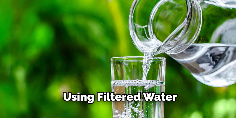 Using Filtered Water