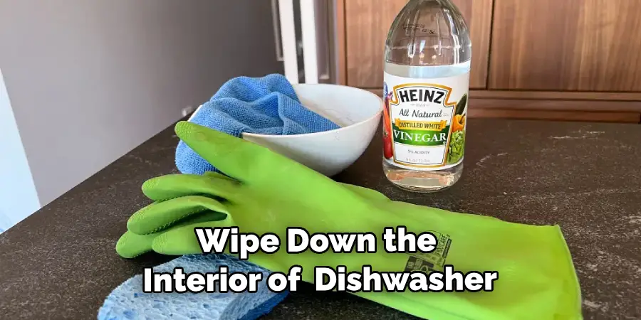 Wipe Down the Interior of Your Dishwasher