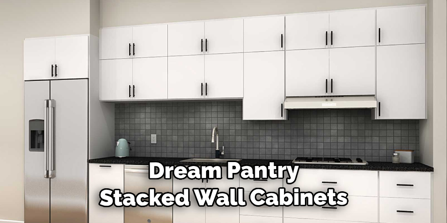 Your Dream Pantry Stacked Wall Cabinets