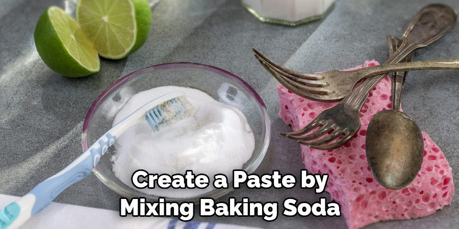 Create a Paste by Mixing Baking Soda