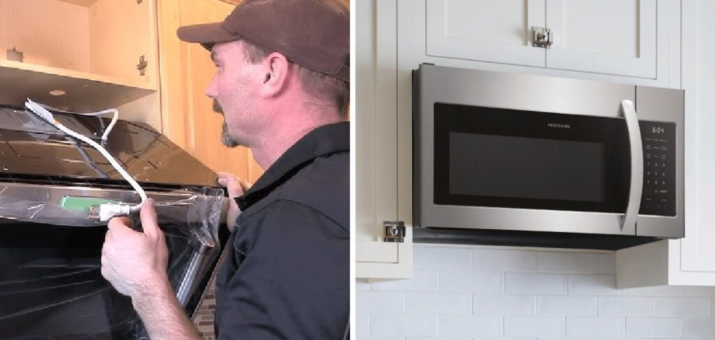 How to Install a Frigidaire Microwave