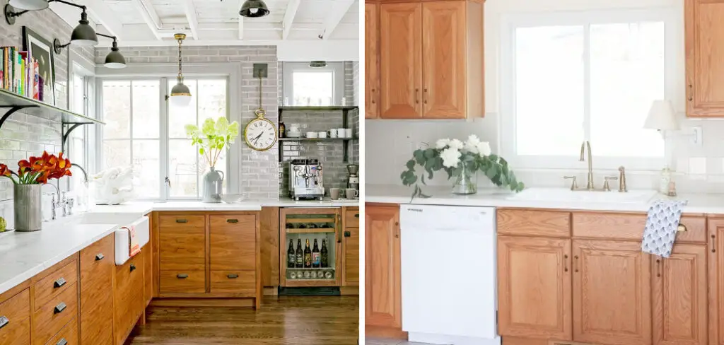 How to Redo Oak Cabinets
