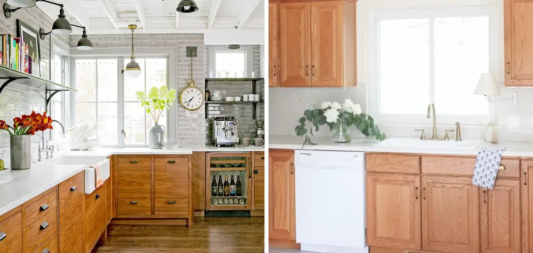 How to Redo Oak Cabinets