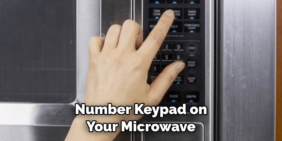 Number Keypad on Your Microwave