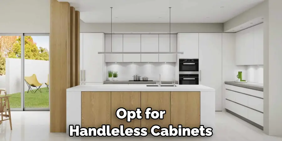 Opt for Handleless Cabinets