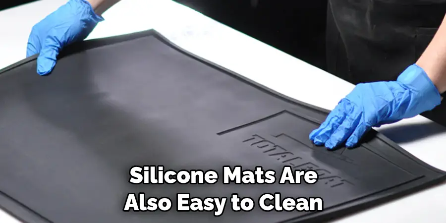 Silicone Mats Are Also Easy to Clean