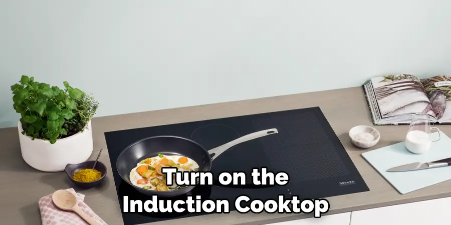 Turn on the Induction Cooktop