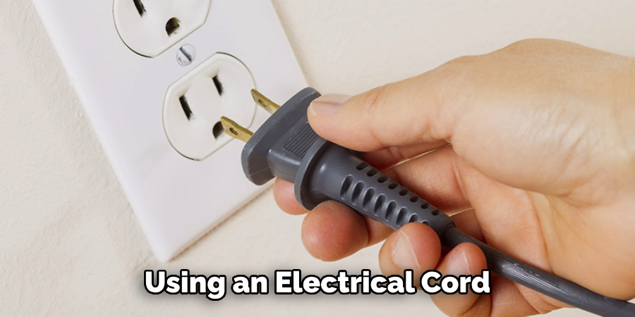 Using an Electrical Cord