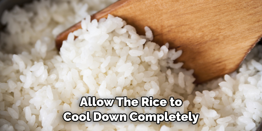 Allow the Rice to Cool Down Completely