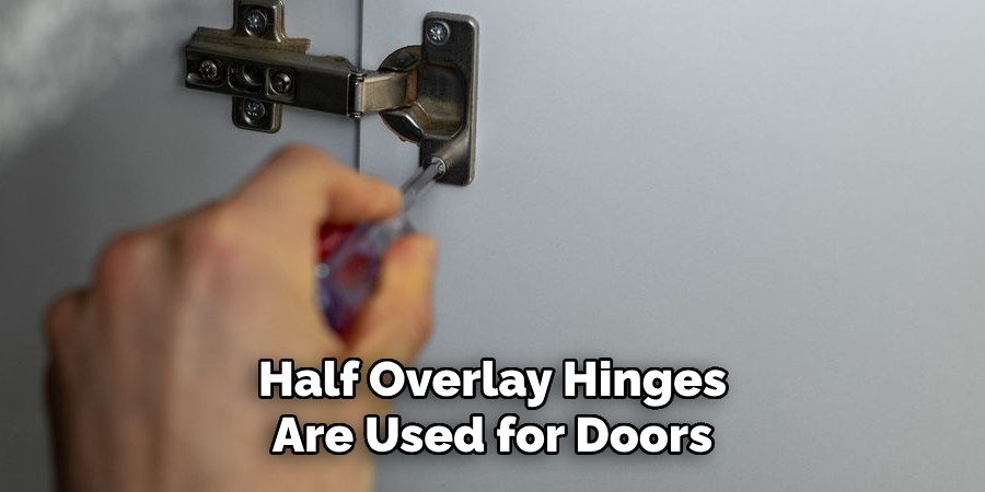 Half Overlay Hinges Are Used for Doors