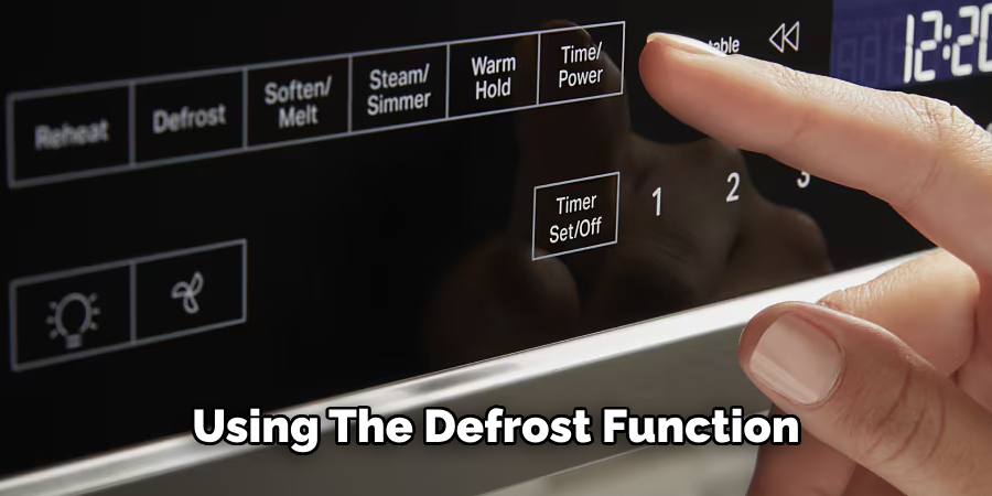 Using the Defrost Function