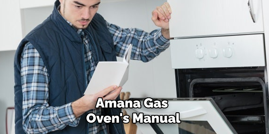 Amana Gas Oven's Manual