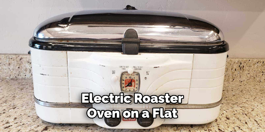 Electric Roaster Oven on a Flat