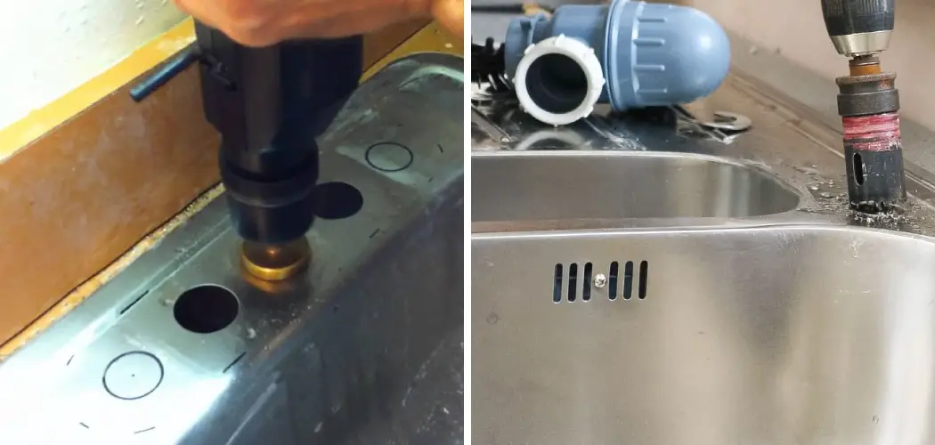 How to Cut a Hole in A Stainless Steel Sink
