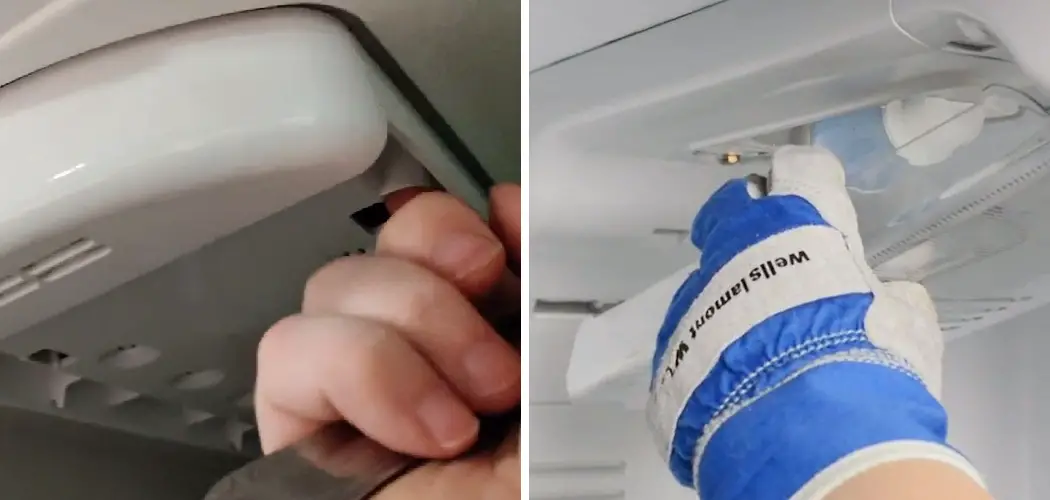 How to Remove Light Bulb Cover in Whirlpool Refrigerator