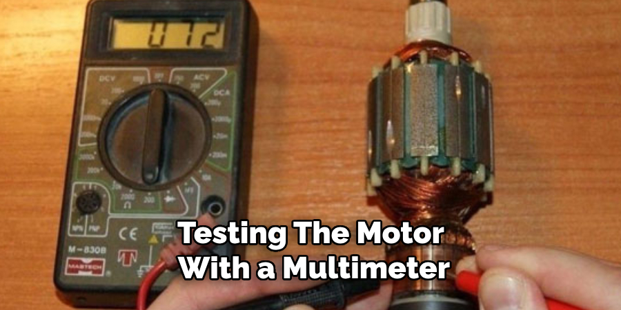 Testing the Motor With a Multimeter