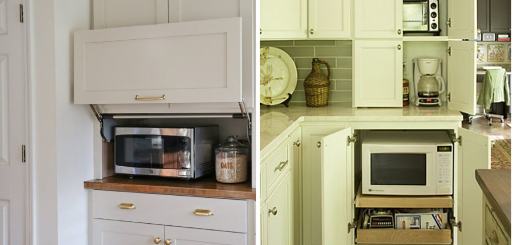 How to Hide Microwave in Kitchen