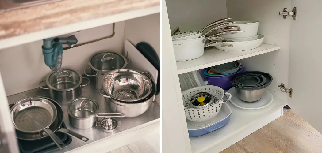 How to Organize Pots and Pans Under Cabinet