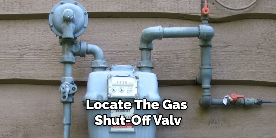 Locate the Gas Shut-off Valv