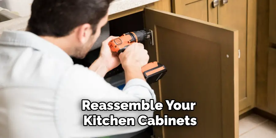 Reassemble Your Kitchen Cabinets