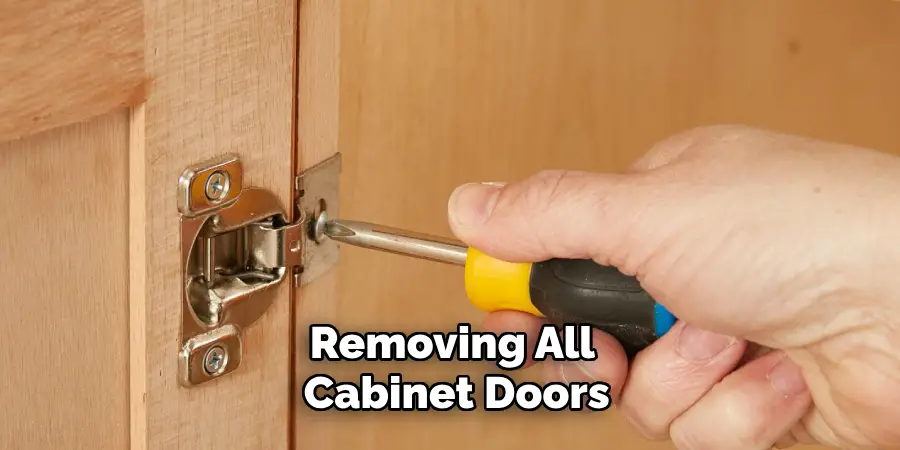 Removing All Cabinet Doors