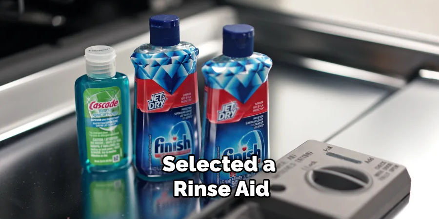 Selected a Rinse Aid