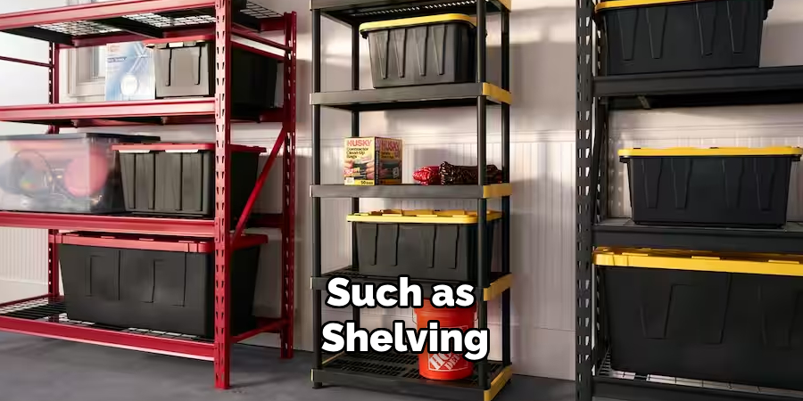 such as shelving