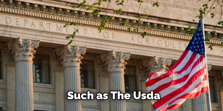 Such as the Usda