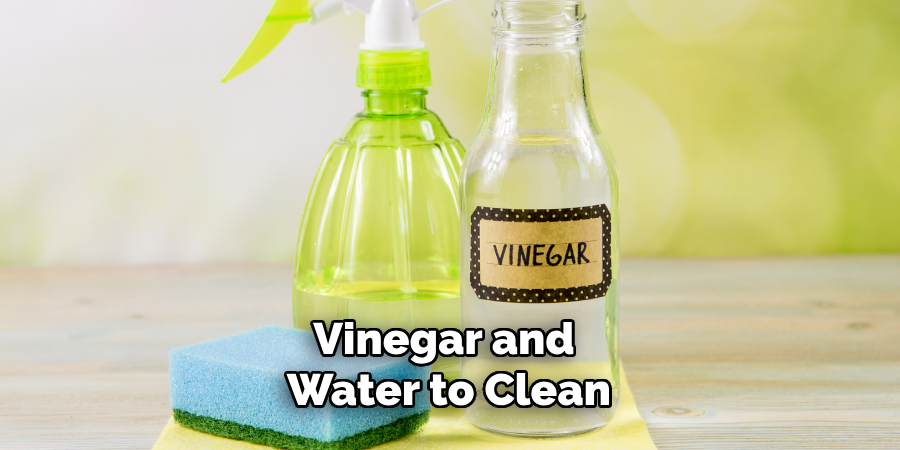 Vinegar and Water to Clean