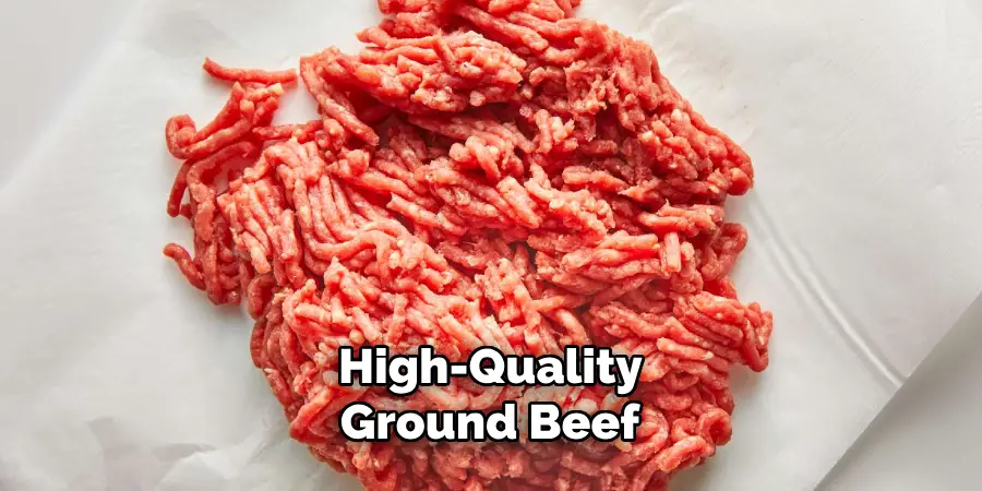 high-quality ground beef