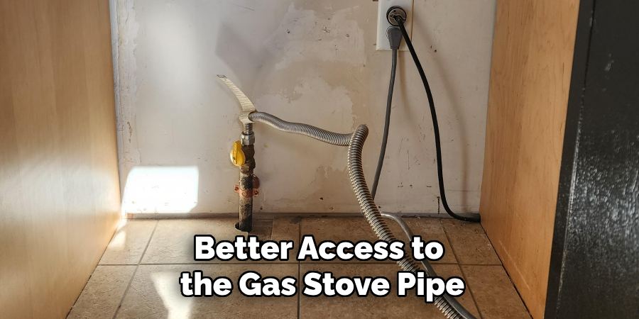 Better Access to the Gas Stove Pipe